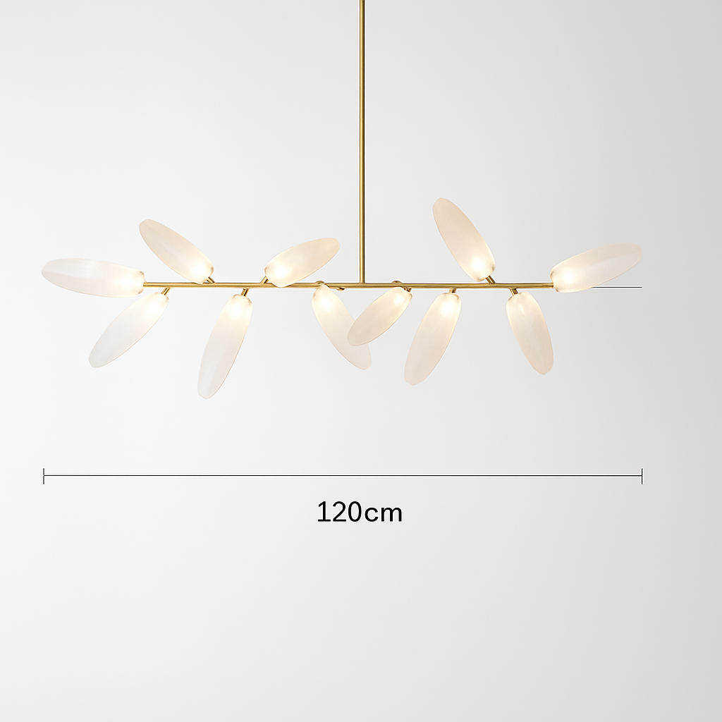 suspension en verre moderne pour décoration intérieure élégante
