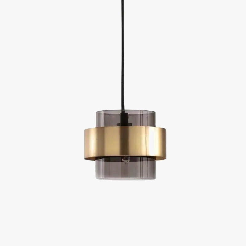 Suspension en verre moderne restaurant café bar suspension luminaire or fer forgé abat-jour en verre lampe suspendue créative