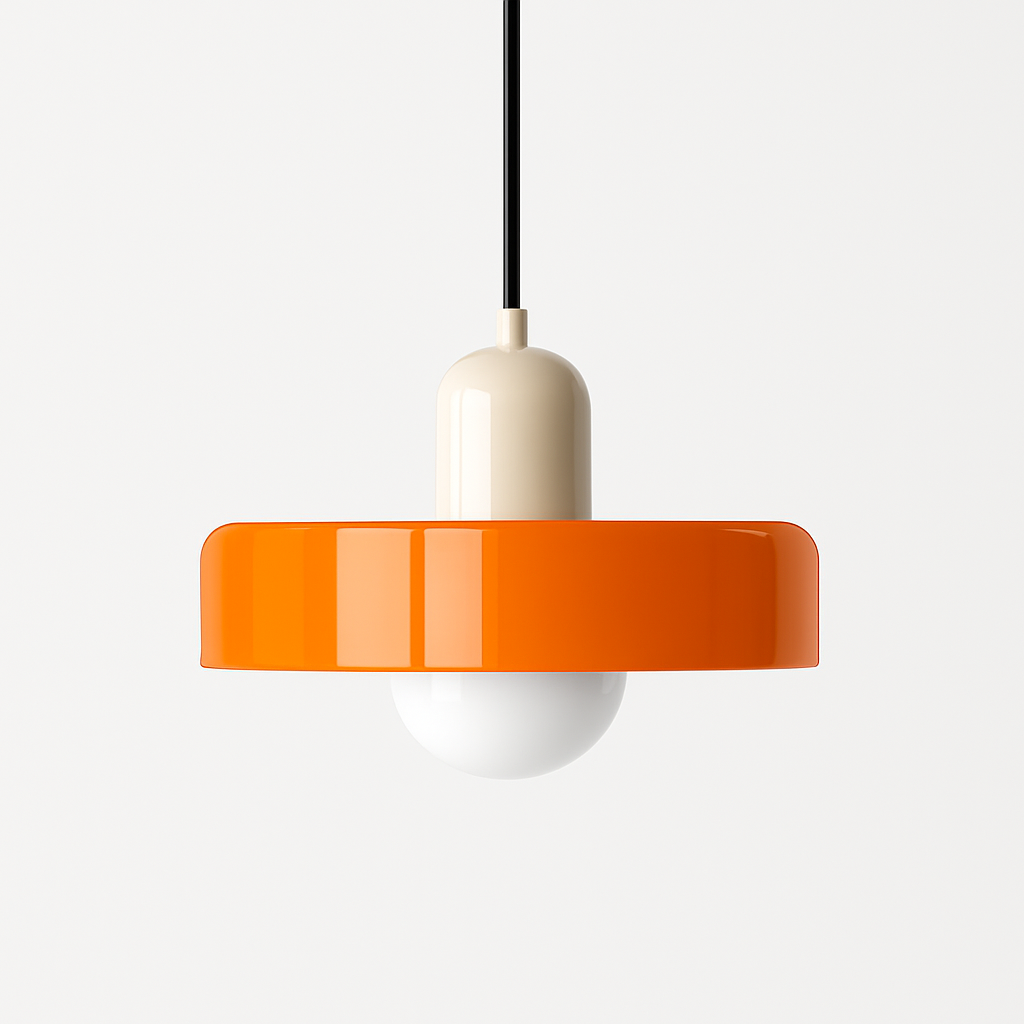 Suspension en verre nordique couleur bonbon