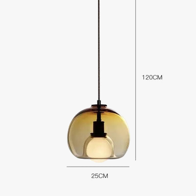 suspension en verre nordique créatif design moderne et élégant