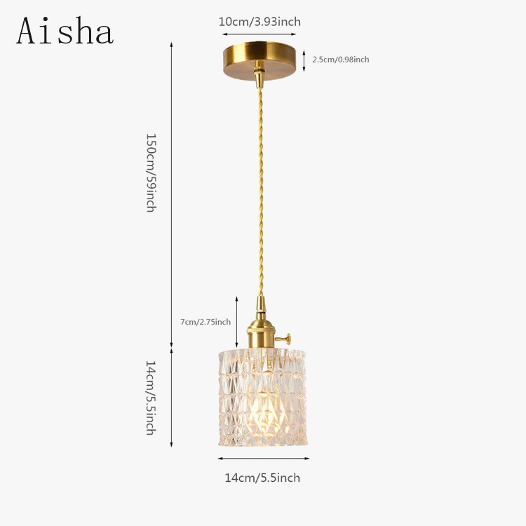 suspension en verre nordique lumineuse pour intérieur élégant