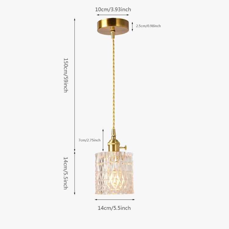 suspension en verre nordique lumineuse pour intérieur élégant