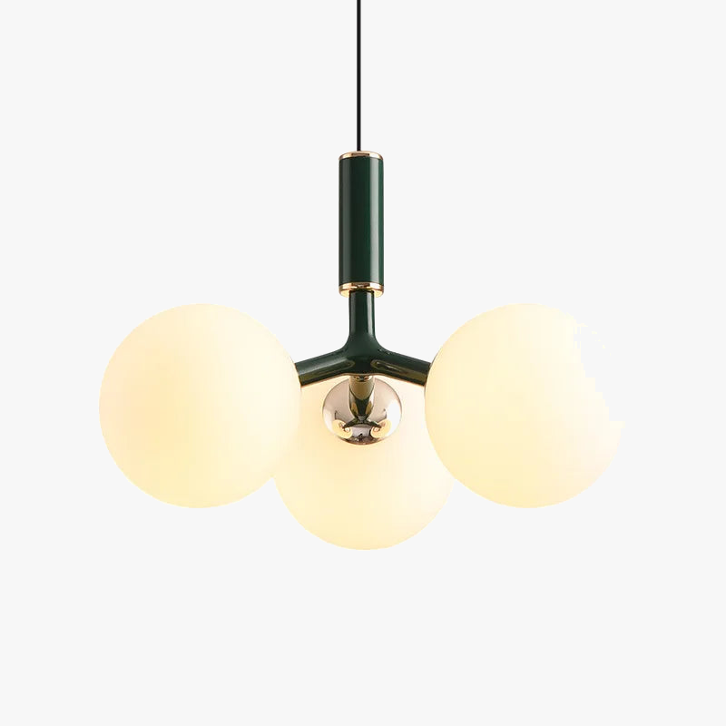 suspension en verre pour éclairage de cuisine restaurant moderne