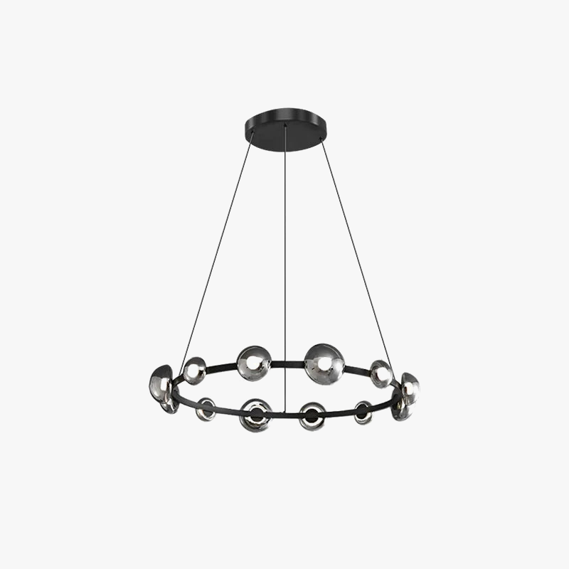 suspension en verre pour éclairage moderne et élégant