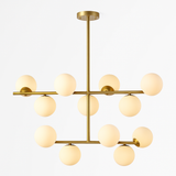 Suspension en verre pour décoration moderne et élégante