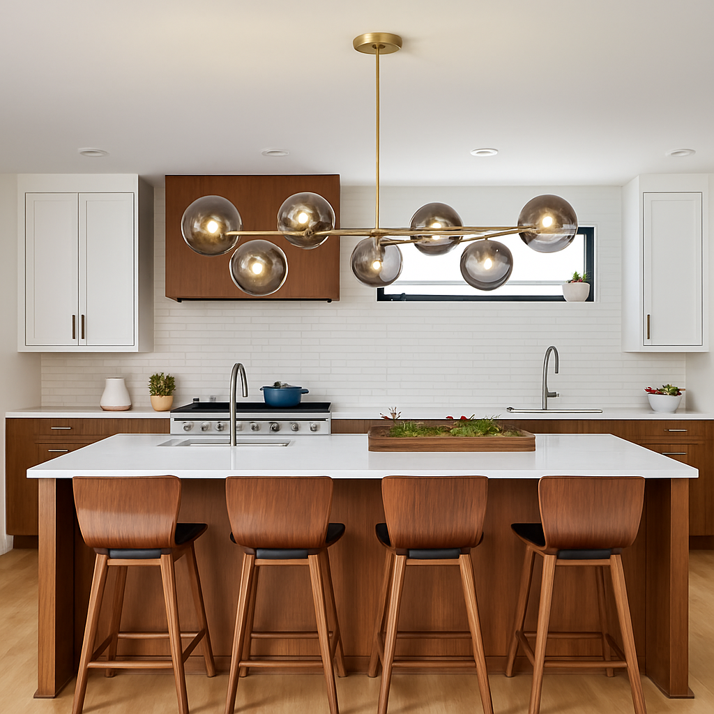 suspension en verre pour décoration moderne et élégante