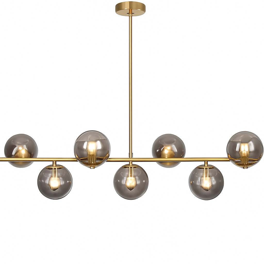 suspension en verre pour décoration moderne et élégante