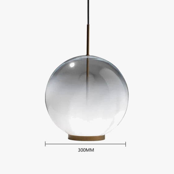 suspension en verre pour îlot de cuisine design élégant et moderne