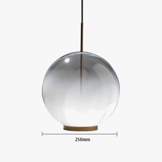 suspension en verre pour îlot de cuisine design élégant et moderne
