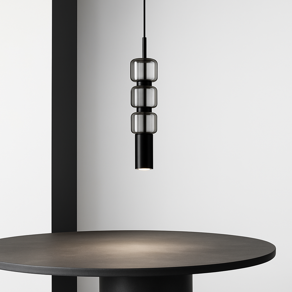 suspension en verre pour magasins restaurants et décoration créative