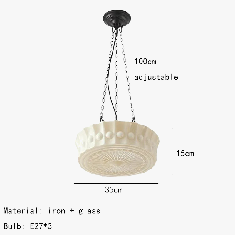suspension en verre pour restaurant et décoration intérieure
