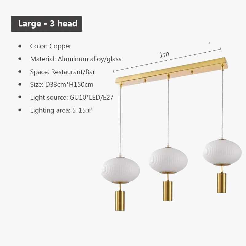 suspension en verre rétro design pour décoration intérieure