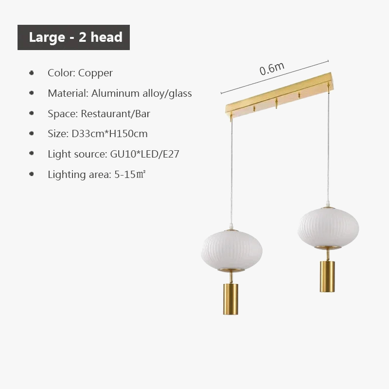 suspension en verre rétro design pour décoration intérieure