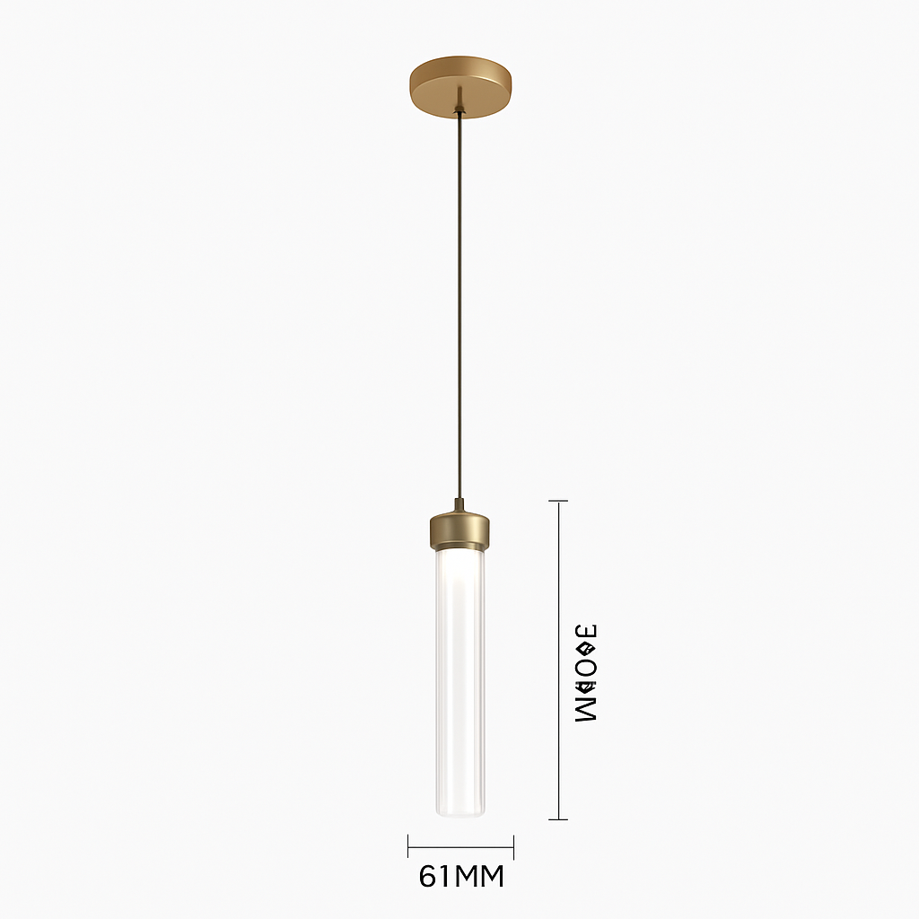 suspension en verre rayé style post-moderne pour décoration créative