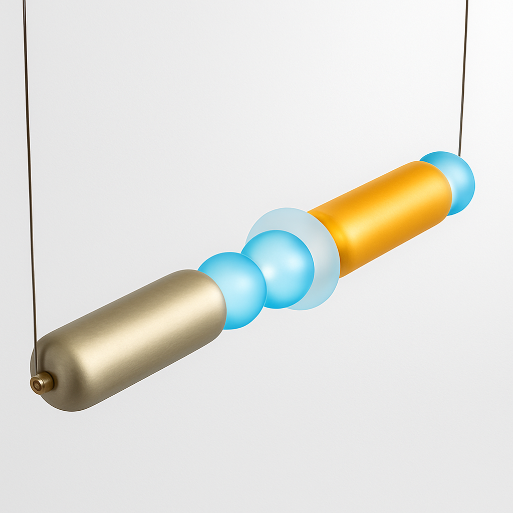 Suspension en verre scandinave Abat-jour coloré minimal chevet petite lumière suspendue chambre design éclairage de salle à manger