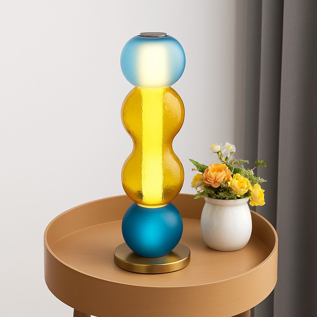 Suspension en verre scandinave Abat-jour coloré minimal chevet petite lumière suspendue chambre design éclairage de salle à manger