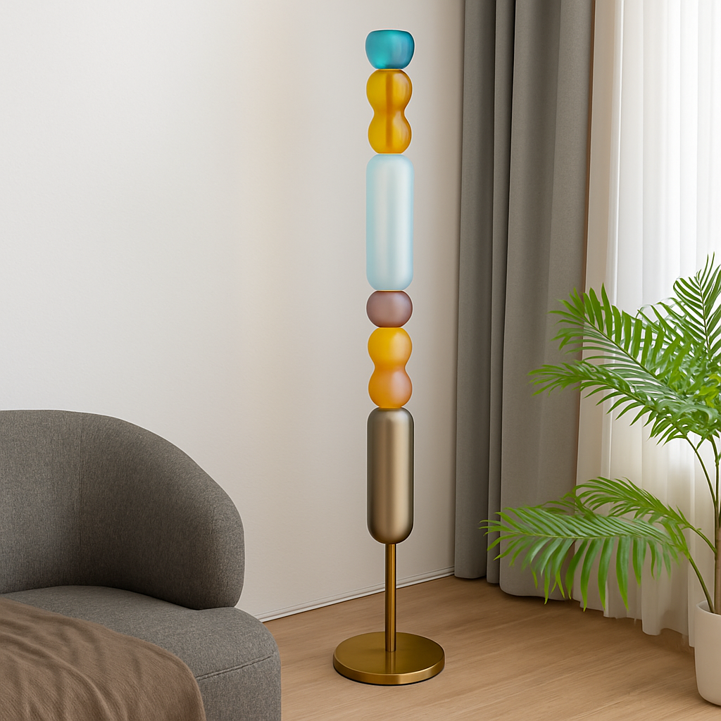 Suspension en verre scandinave Abat-jour coloré minimal chevet petite lumière suspendue chambre design éclairage de salle à manger
