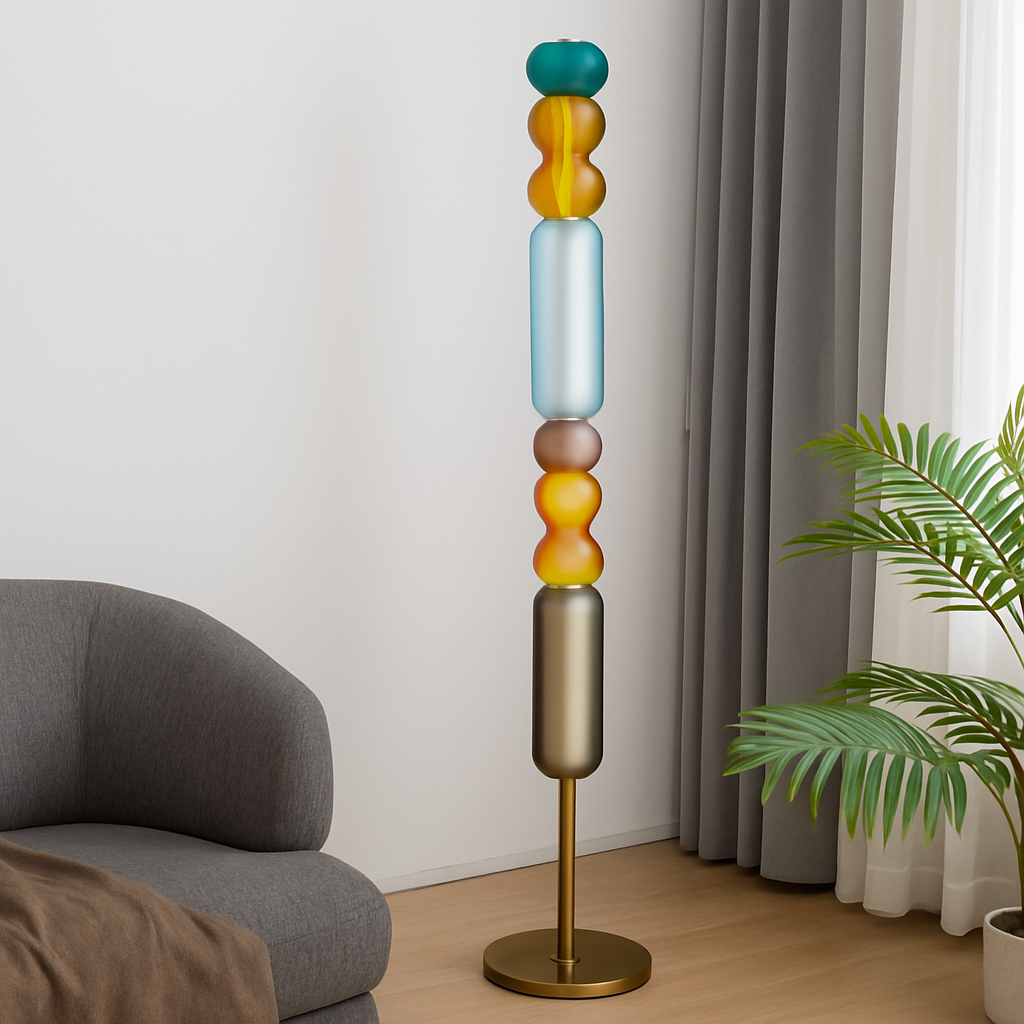Suspension en verre scandinave Abat-jour coloré minimal chevet petite lumière suspendue chambre design éclairage de salle à manger