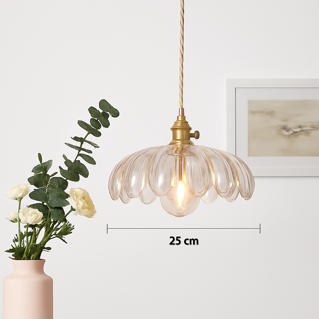 suspension en verre scandinave pour une décoration moderne