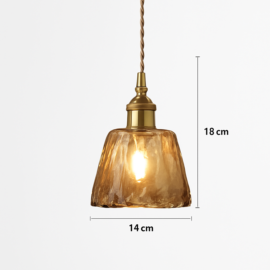suspension en verre scandinave pour une décoration moderne