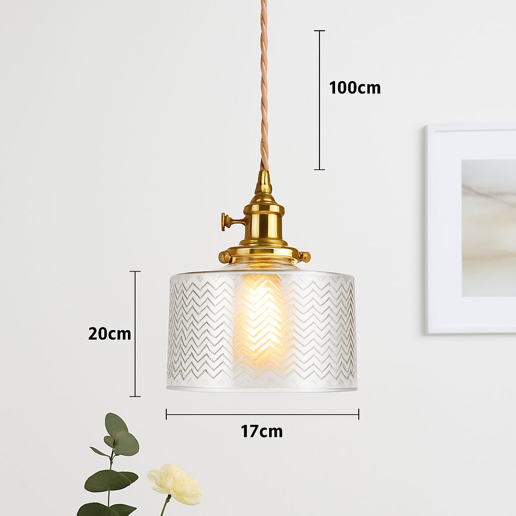 suspension en verre scandinave pour une décoration moderne