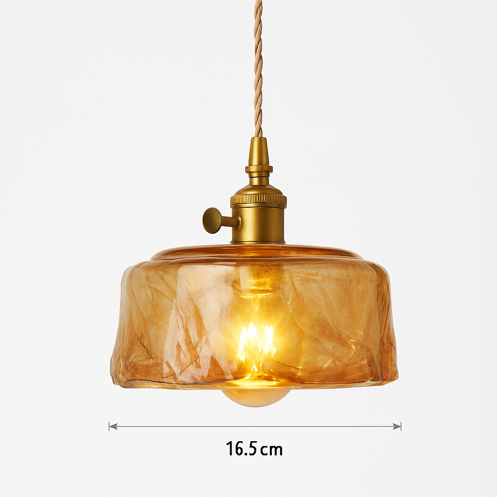 suspension en verre scandinave pour une décoration moderne