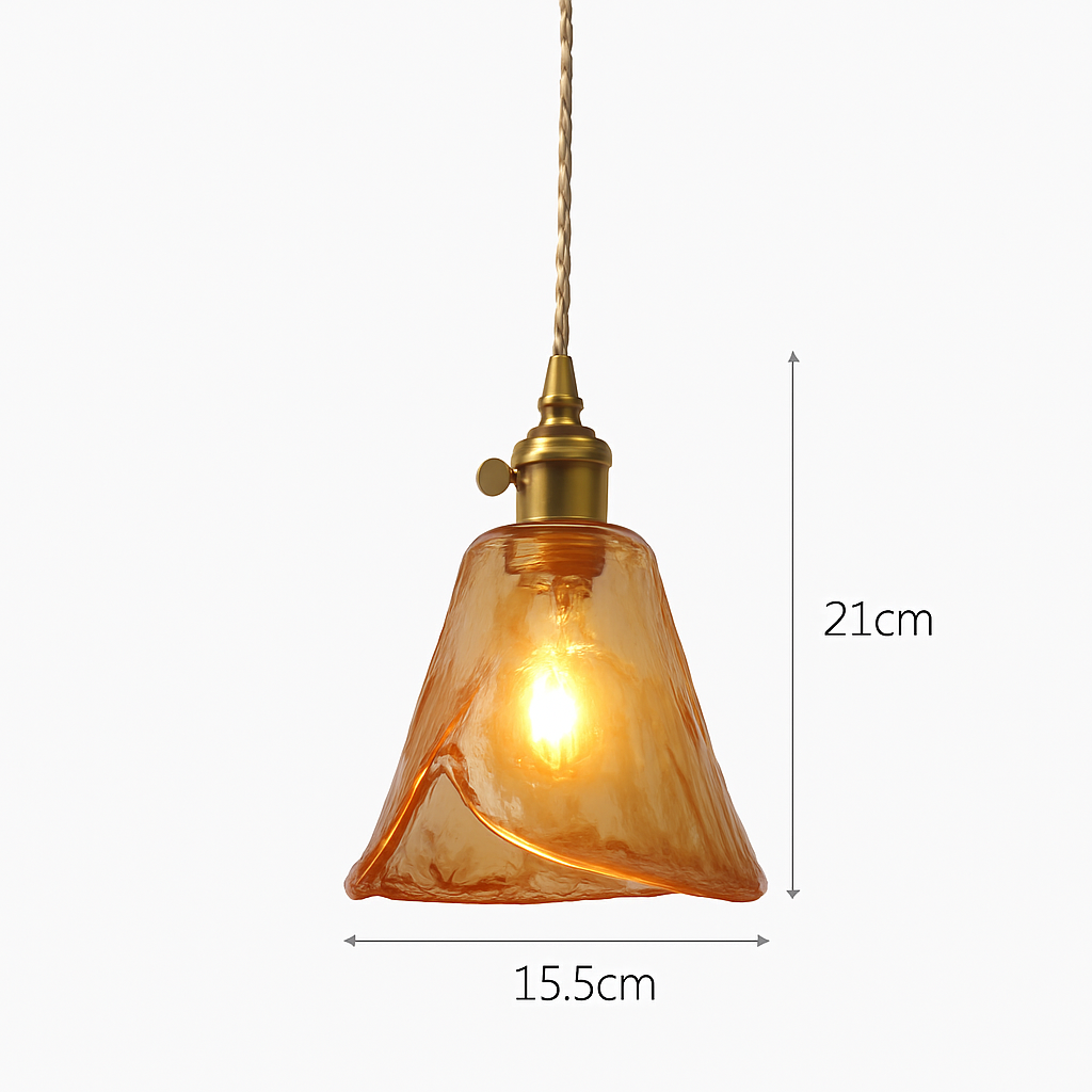 suspension en verre scandinave pour une décoration moderne