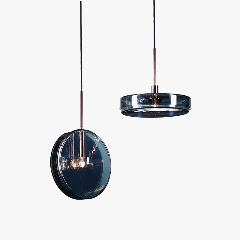 suspension en verre style nordique led décorative de luxe