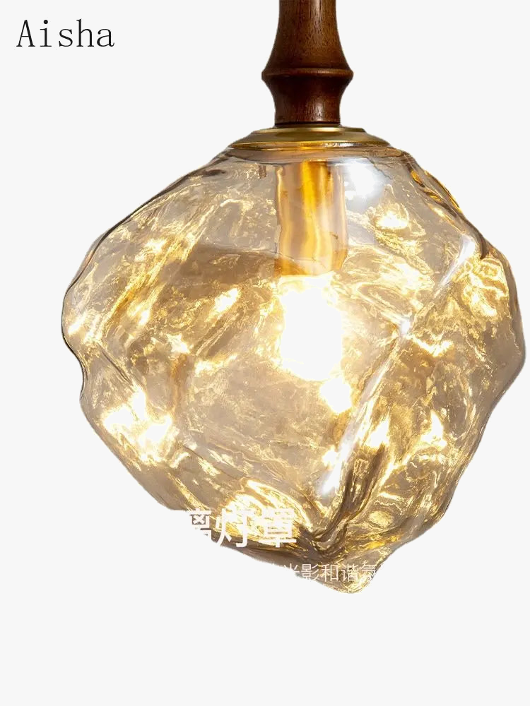 suspension en verre style nordique rétro pour intérieur