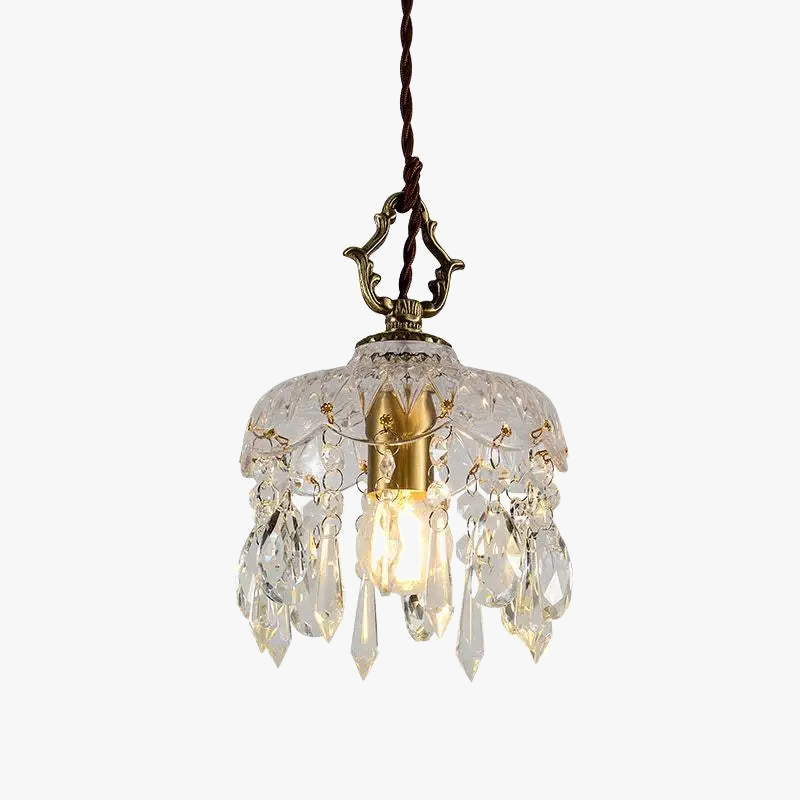 suspension en verre tiffany multicolore pour intérieur élégant
