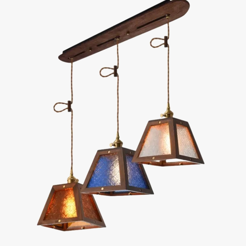 suspension en verre tiffany pour restaurant et bar