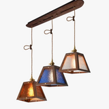 suspension en verre tiffany pour restaurant et bar