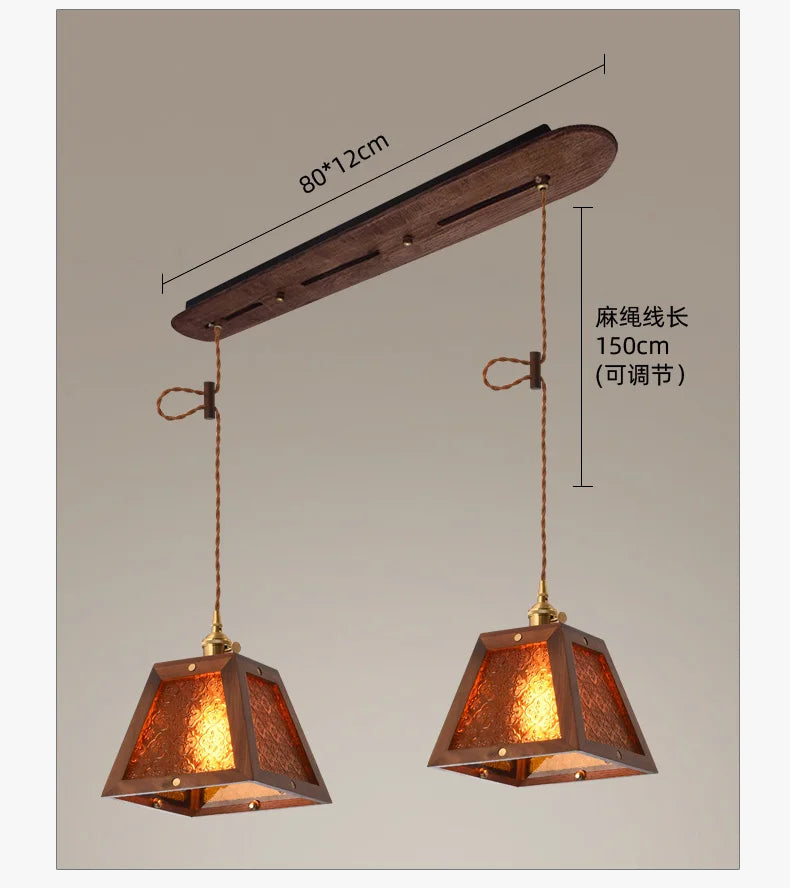suspension en verre tiffany pour restaurant et bar