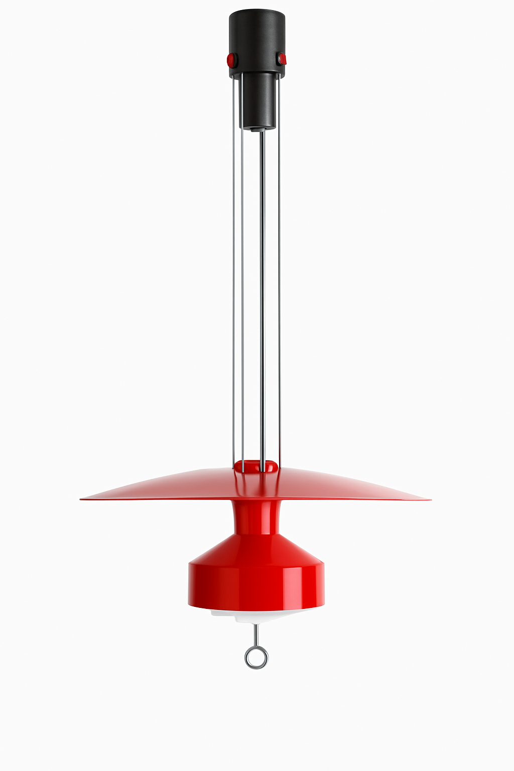 suspension extensible design en forme de soucoupe volante rétro