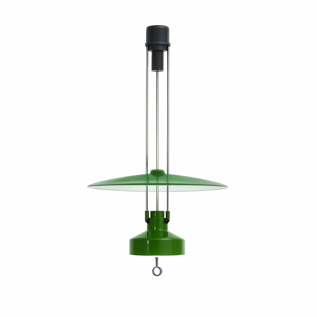 suspension extensible design en forme de soucoupe volante rétro