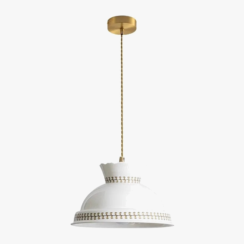 Suspension fleur en céramique moderne