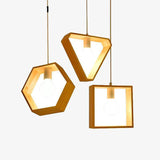 Suspension forme en bois Botimi