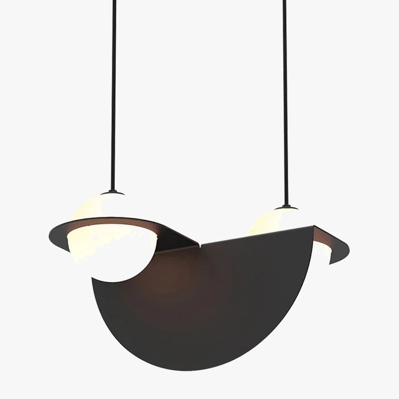 suspension géométrique minimaliste pour espaces commerciaux modernes