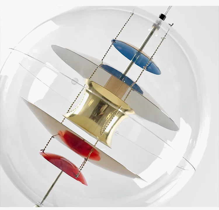 suspension globe planet design pour bar et restaurant