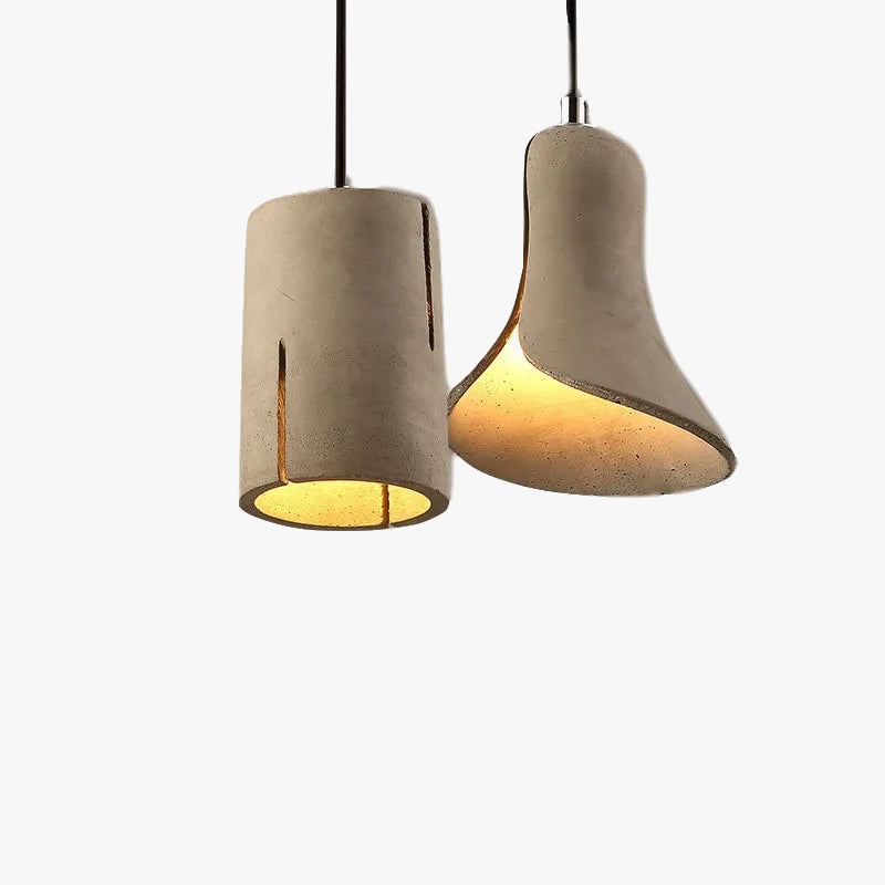 suspension industrielle rétro en ciment pour décoration intérieure
