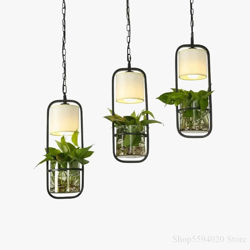 suspension industrielle simple art fer moderne chinoise