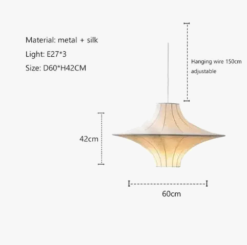 Suspension italienne en soie