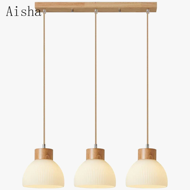 suspension japonaise trois têtes pour restaurant et bar