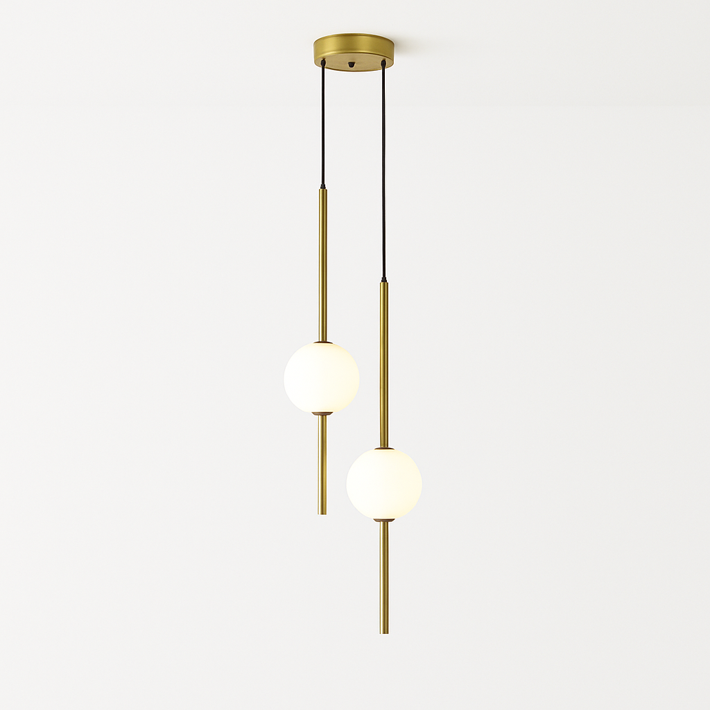 Suspension élégante Fumi Gold