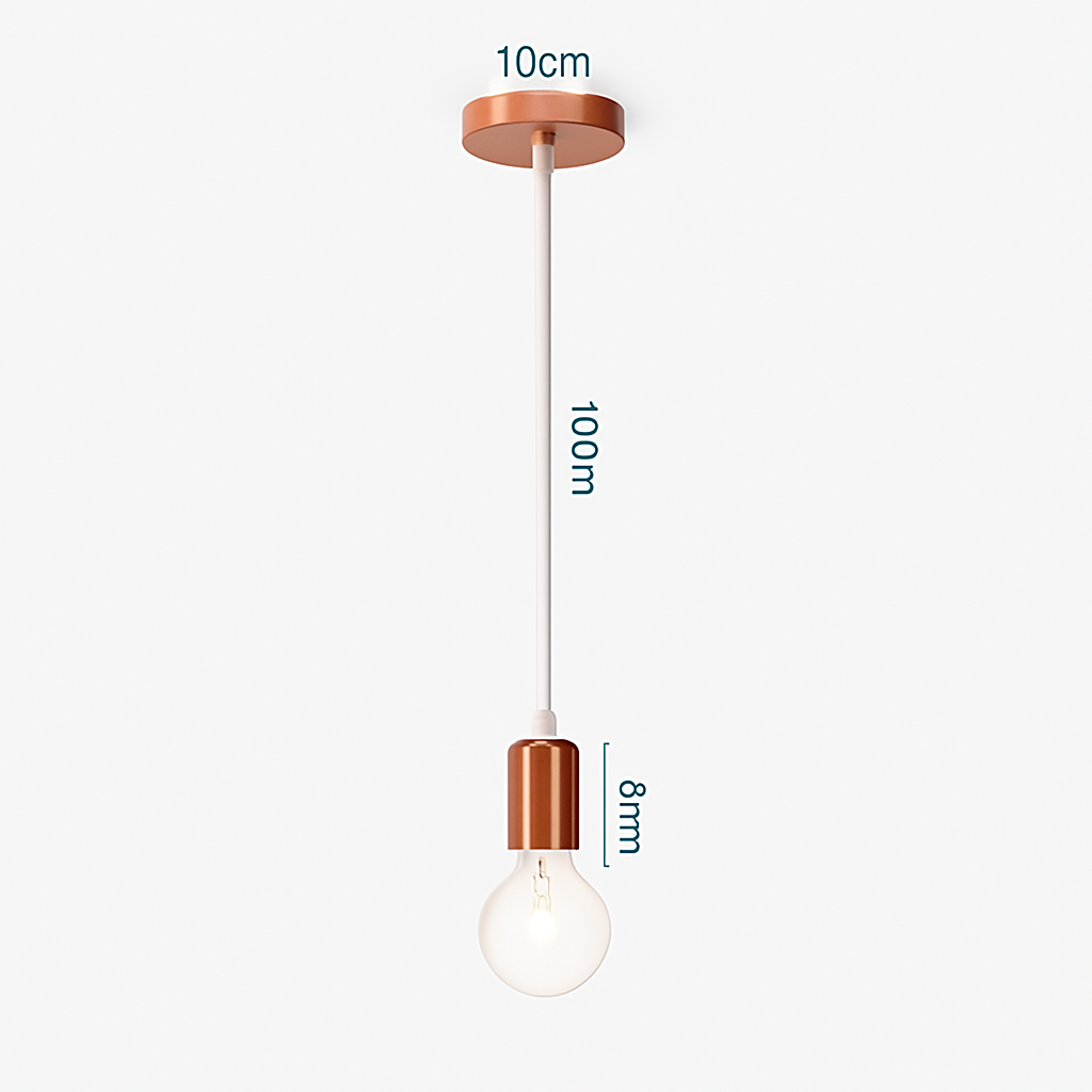 Suspension lampara de techo colgante éclairage suspendu moderne Cage en fer Loft cuisine salon suspension E27 or Rose