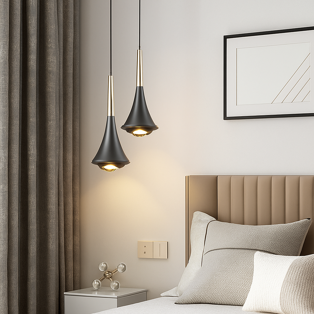 suspension LED anti-éblouissement design moderne