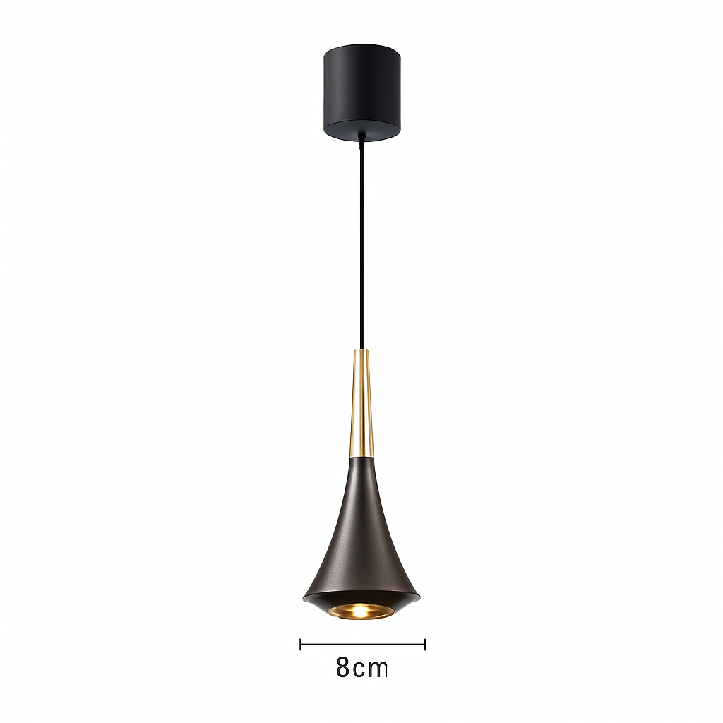 suspension LED anti-éblouissement design moderne
