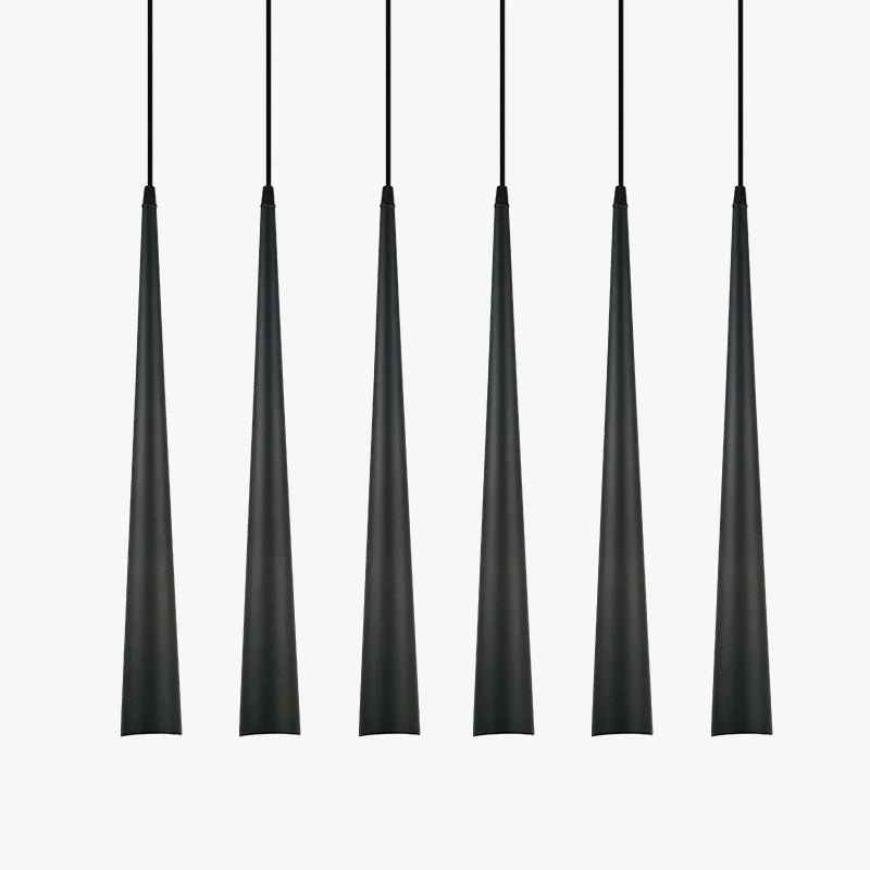 suspension led anti-éblouissement à intensité variable tube long