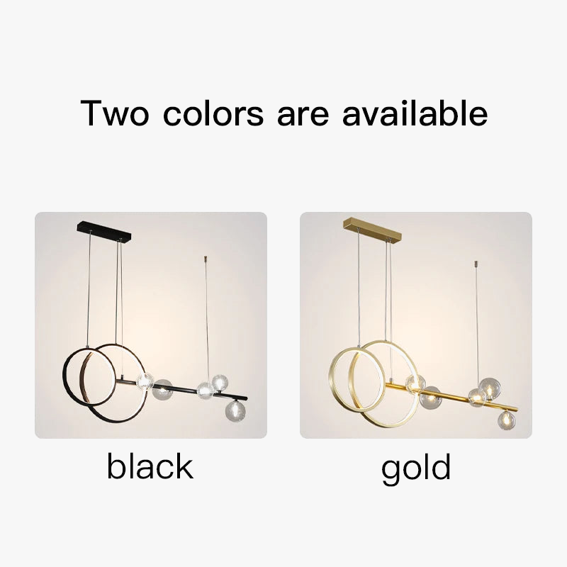 suspension à led au design minimaliste moderne pour intérieur