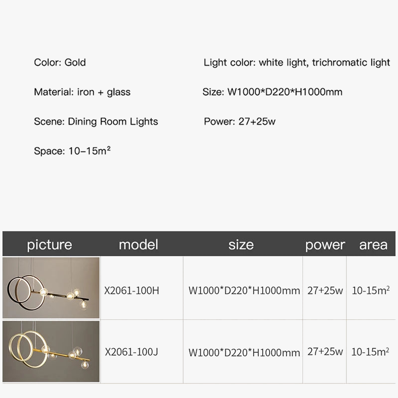 suspension à led au design minimaliste moderne pour intérieur